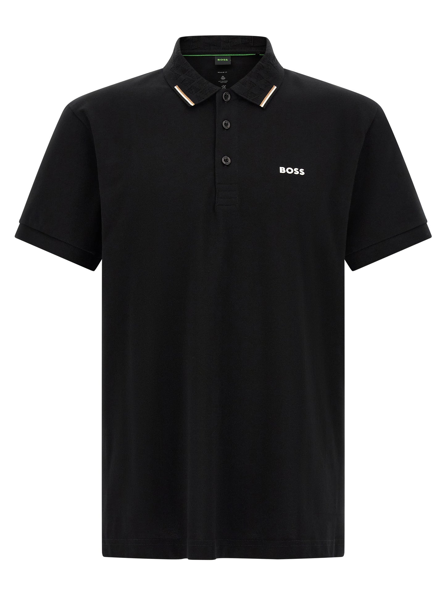 Hugo Boss Black Cotton Polo Shirt