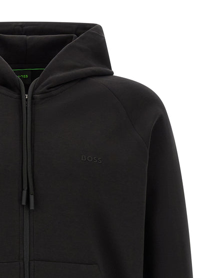 Hugo Boss Black Cotton Sweatshirt