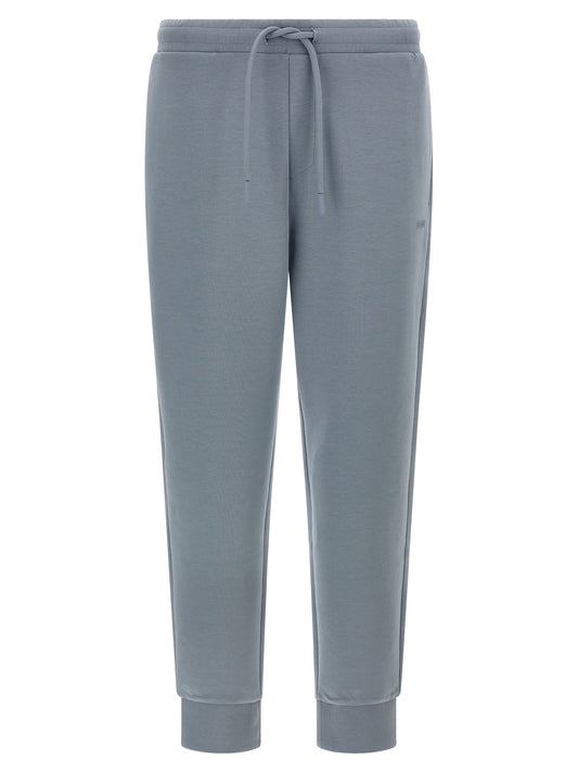 Joggers by Hugo Boss for men in stretch cotton gray features an sophisticated and with a precise long, creating a sophisticated and sophisticated silhouette.