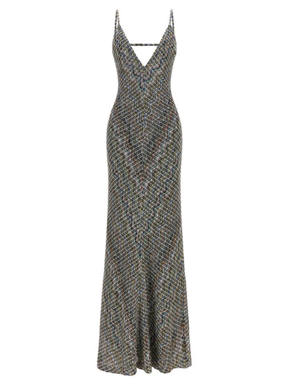 Missoni Multicolor Viscose Long Dress