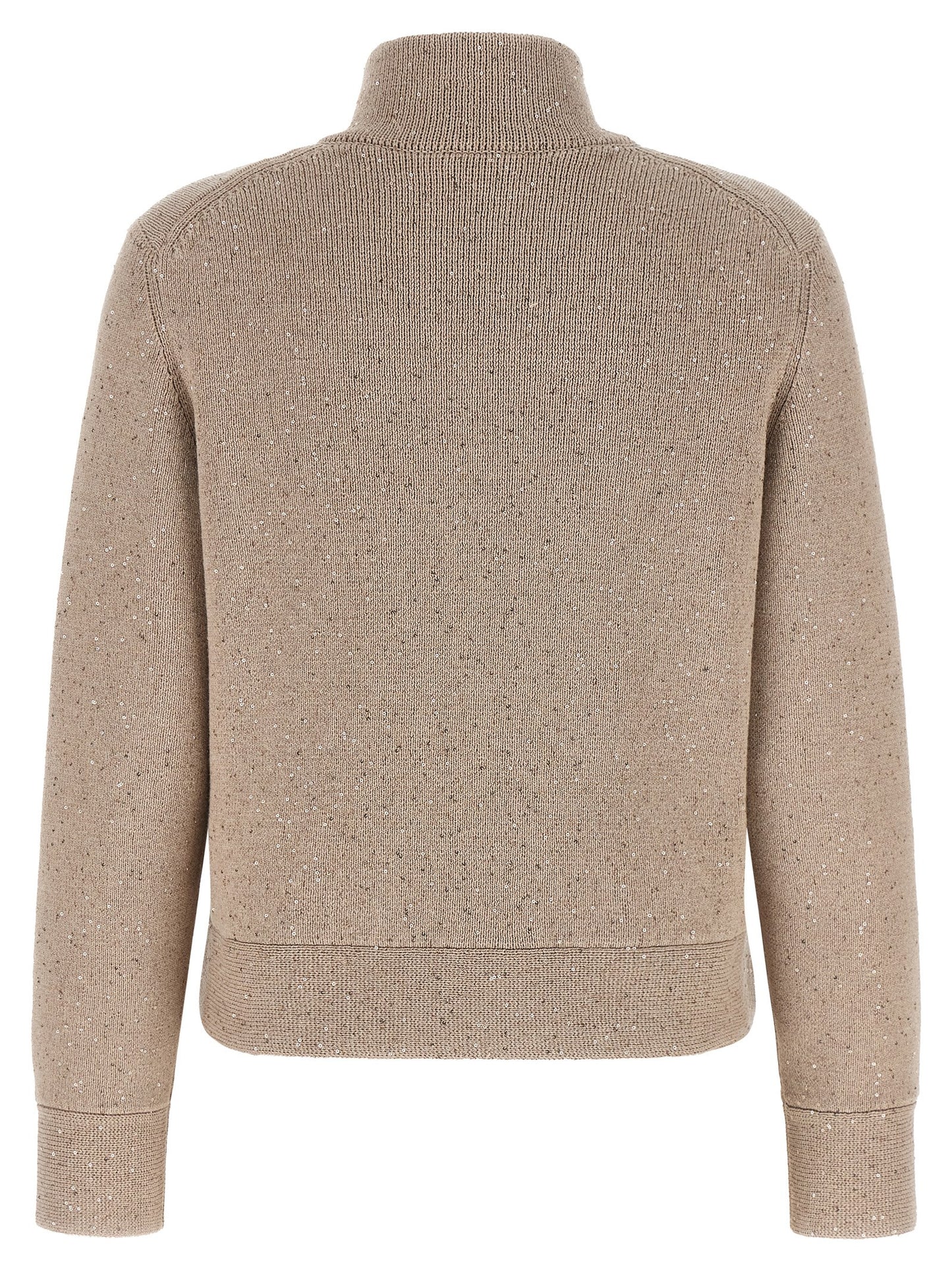 Brunello Cucinelli Beige Cotton Cardigan