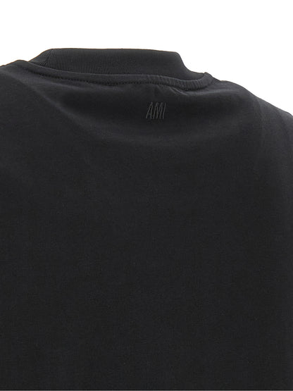 Ami Paris Bicolor Cotton T-Shirt