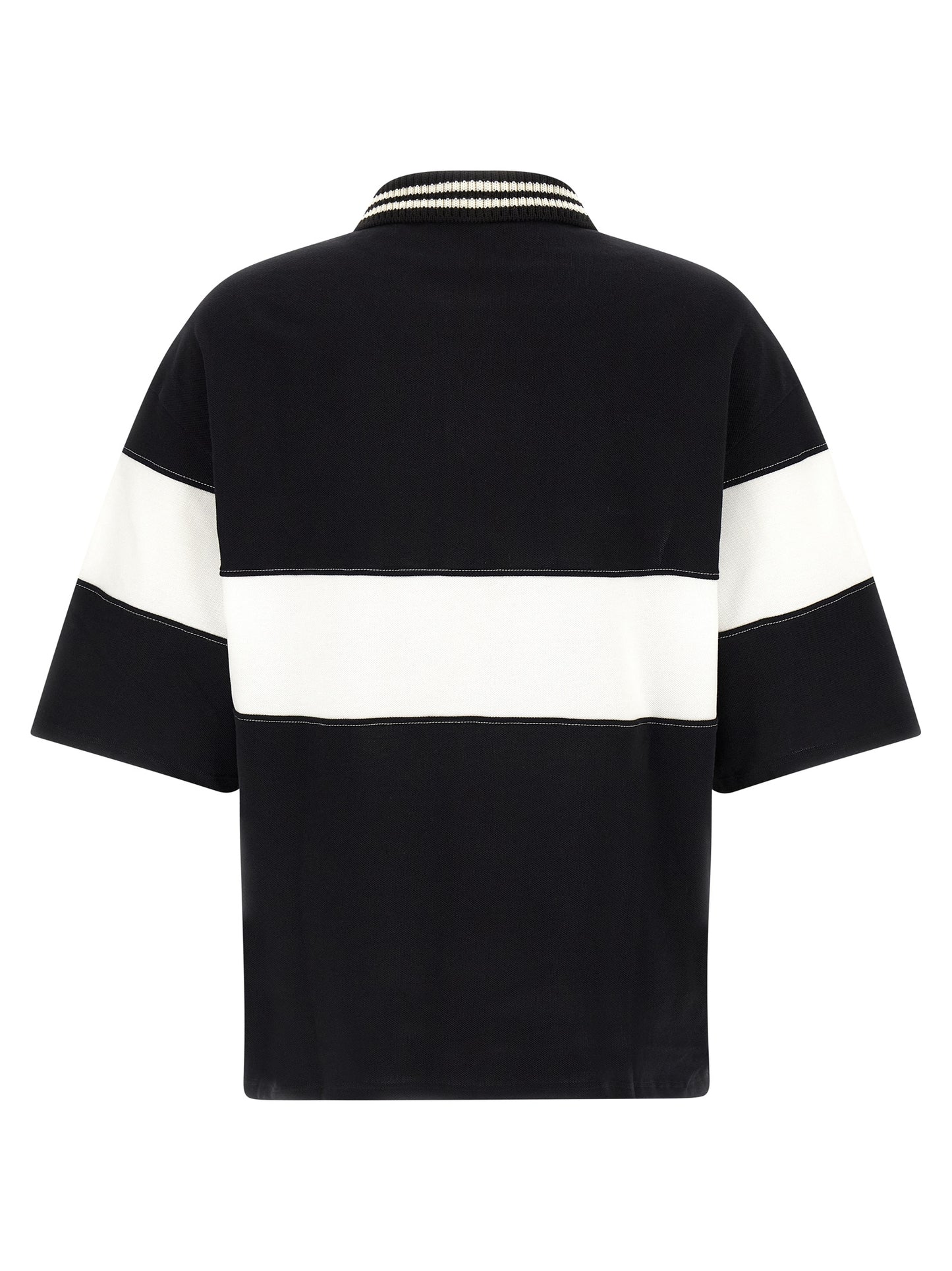 Amiri Bicolor Cotton Polo Shirt