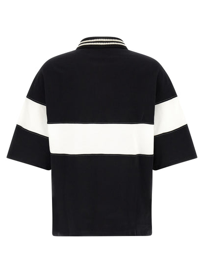 Amiri Bicolor Cotton Polo Shirt
