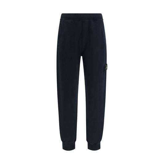 Stone Island Blue Cotton Sweatshirt