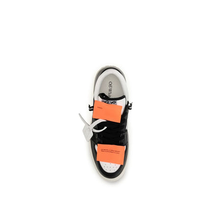 Off-White Multicolor Calf Leather Bos Taurus Low Top Sneakers