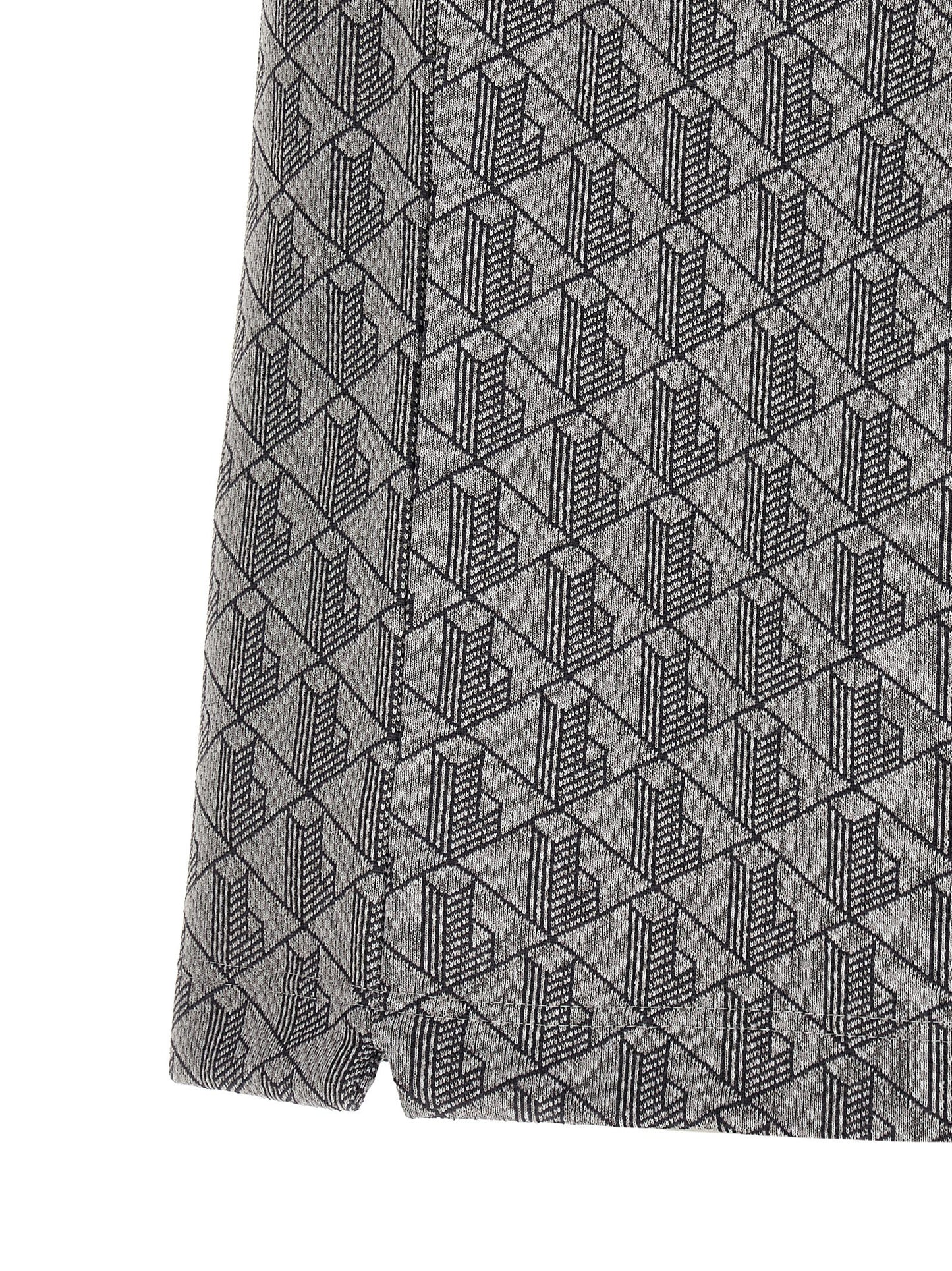 Lacoste Gray Polyester Polo Shirt