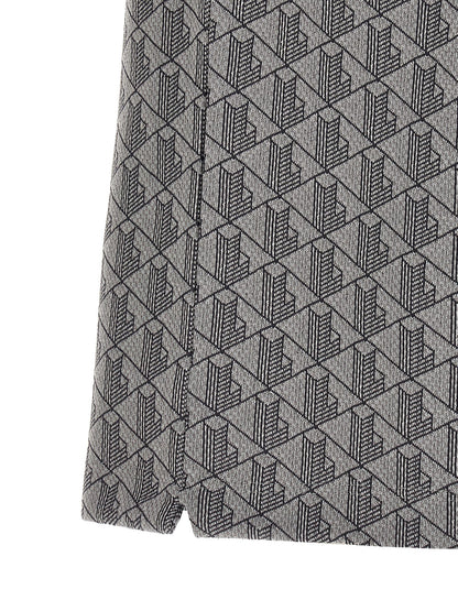 Lacoste Gray Polyester Polo Shirt