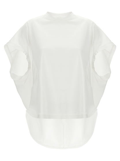 DI.LA3 PARI' White Cotton T-Shirt