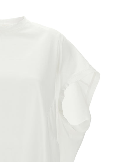 DI.LA3 PARI' White Cotton T-Shirt