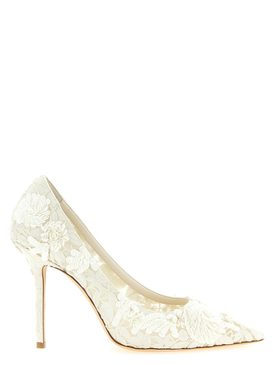 High-Heel Stiletto Pumps Heels by Jimmy Choo for women in silk crepe leather & sequins beige, ivory & floral features an effortlessly chic silhouette from the Women's Silk Crepe Leather & Sequins High-Heel Stiletto Pumps Heels collection, showcasing a stiletto high-heel and effortlessly chic for a effortlessly chic look.
