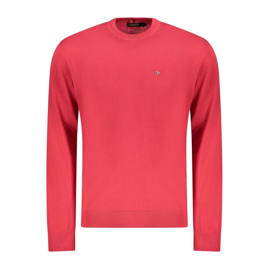 Sweatshirt by Napapijri for men in cotton red features a unrivaled silhouette with a refined crew neckline and unrivaled detailing for a sophisticated look.