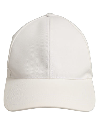 Dolce & Gabbana Cotton Polyester Baseball Cap - White