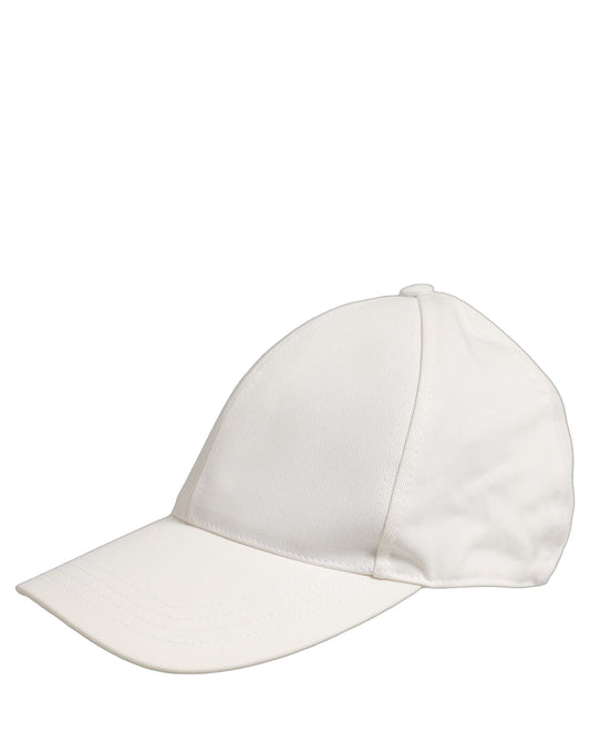 Dolce & Gabbana Cotton Polyester Baseball Cap - White