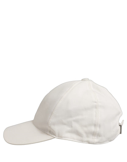 Dolce & Gabbana Cotton Polyester Baseball Cap - White