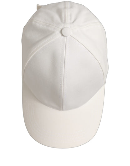 Dolce & Gabbana Cotton Polyester Baseball Cap - White