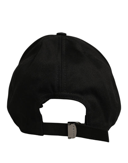 Dolce & Gabbana Cotton Polyester Baseball Cap - Black
