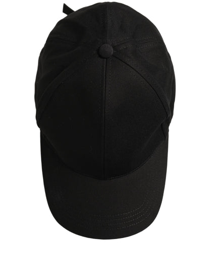 Dolce & Gabbana Cotton Polyester Baseball Cap - Black
