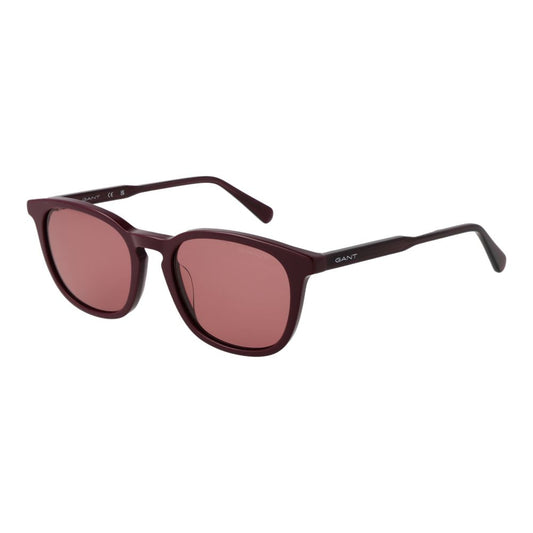 Sunglasses by Gant for unisex in acetate purple showcases a ethereal silhouette, featuring purple coloured frame full-rim panto frame design with non-polarized category-2-medium-tint lens for a ethereal finish.