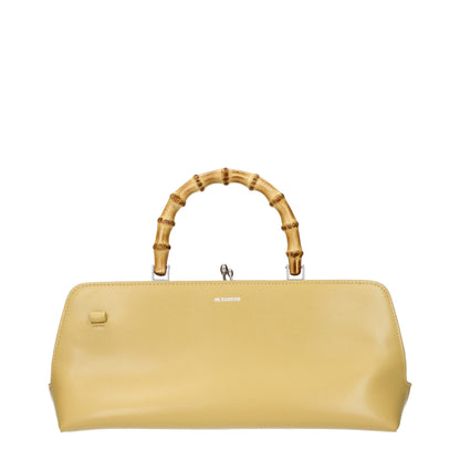 Jil Sander Yellow Leather Crossbody Bag