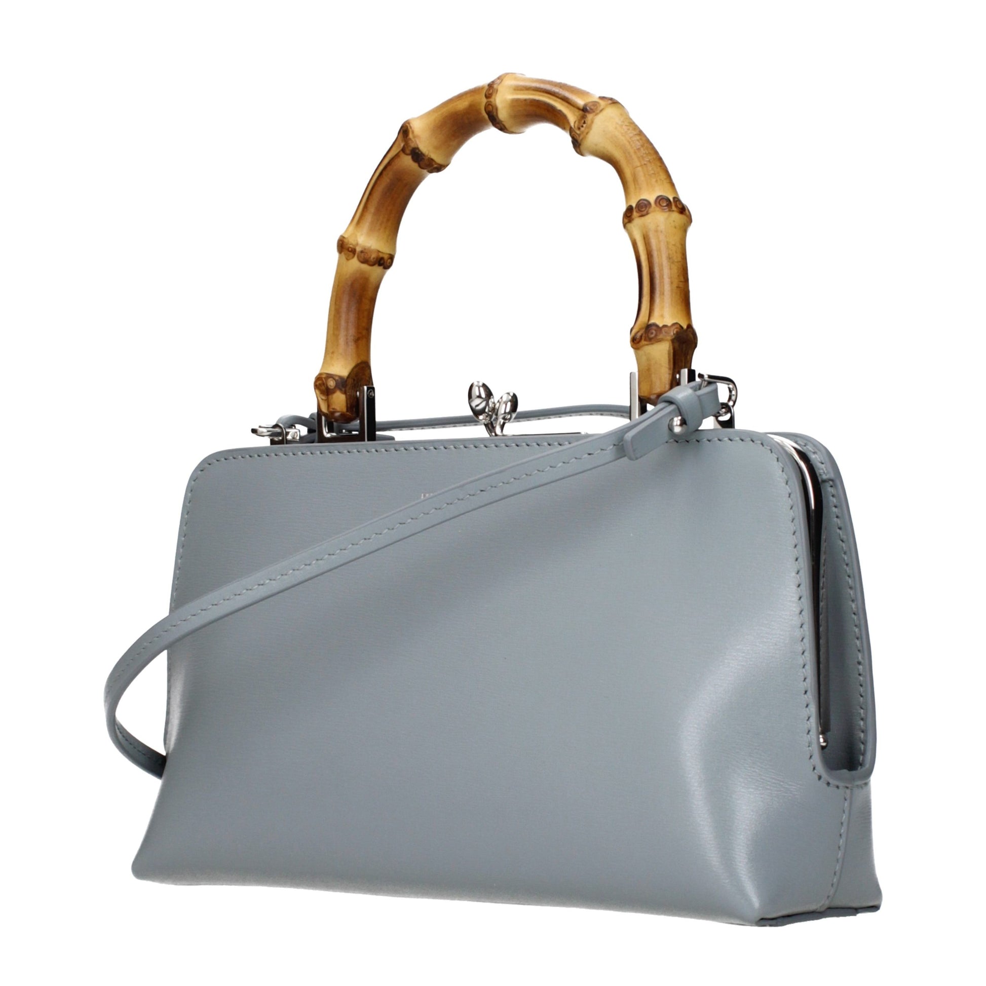 Handbag by Jil Sander for women in leather gray presents a ornamental silhouette, showcasing a secure , ample , and versatile for a ornamental finish.
