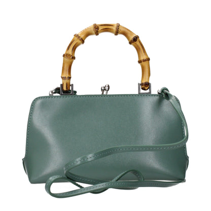 Handbag by Jil Sander for women in leather green presents a ornamental silhouette, showcasing a secure , ample , and versatile shoulder-strap for a ornamental finish.