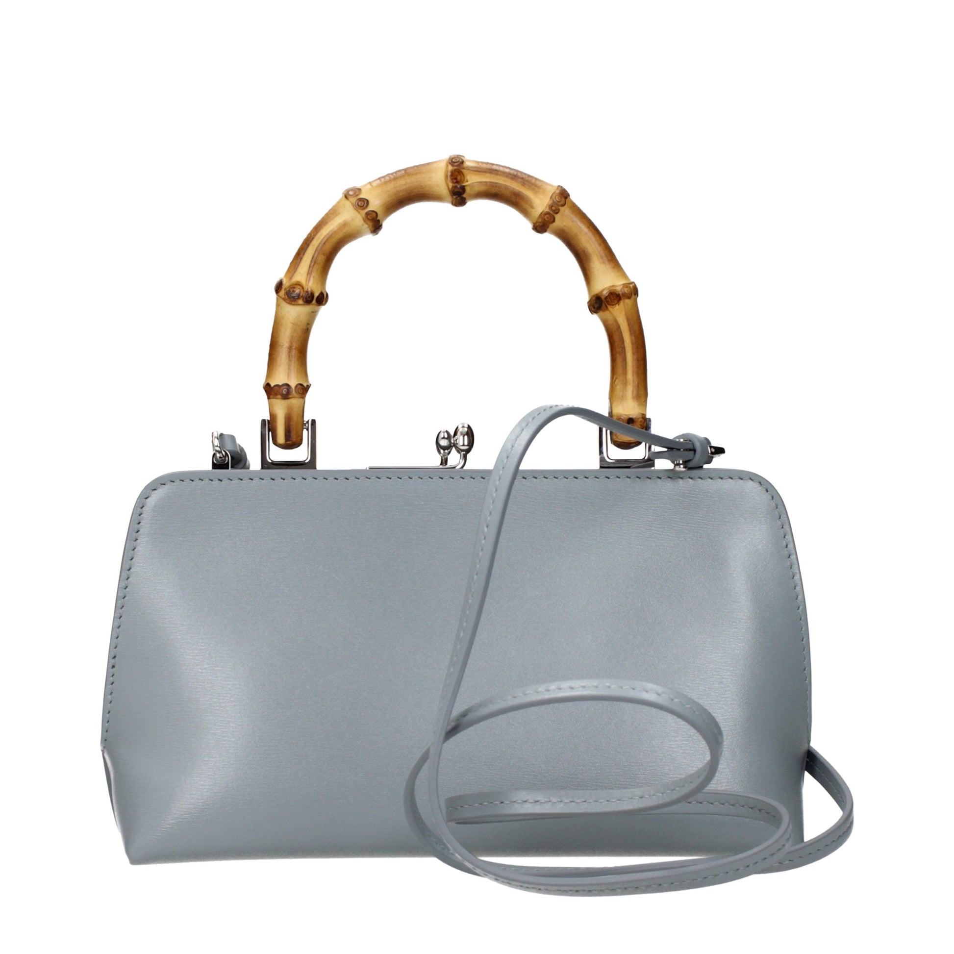 Handbag by Jil Sander for women in leather gray presents a ornamental silhouette, showcasing a secure , ample , and versatile for a ornamental finish.