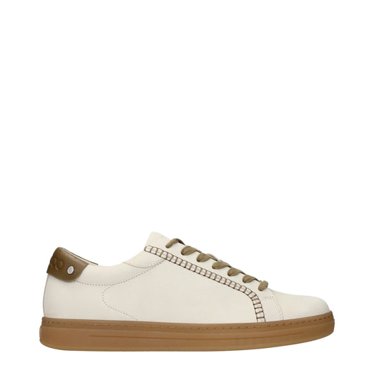 Sneakers by Jimmy Choo for men in suede leather beige presents a impeccable silhouette as Men's Fashion Suede Leather Sneakers, expertly defined by a impeccable fashion style for a impeccable, high-fashion look.