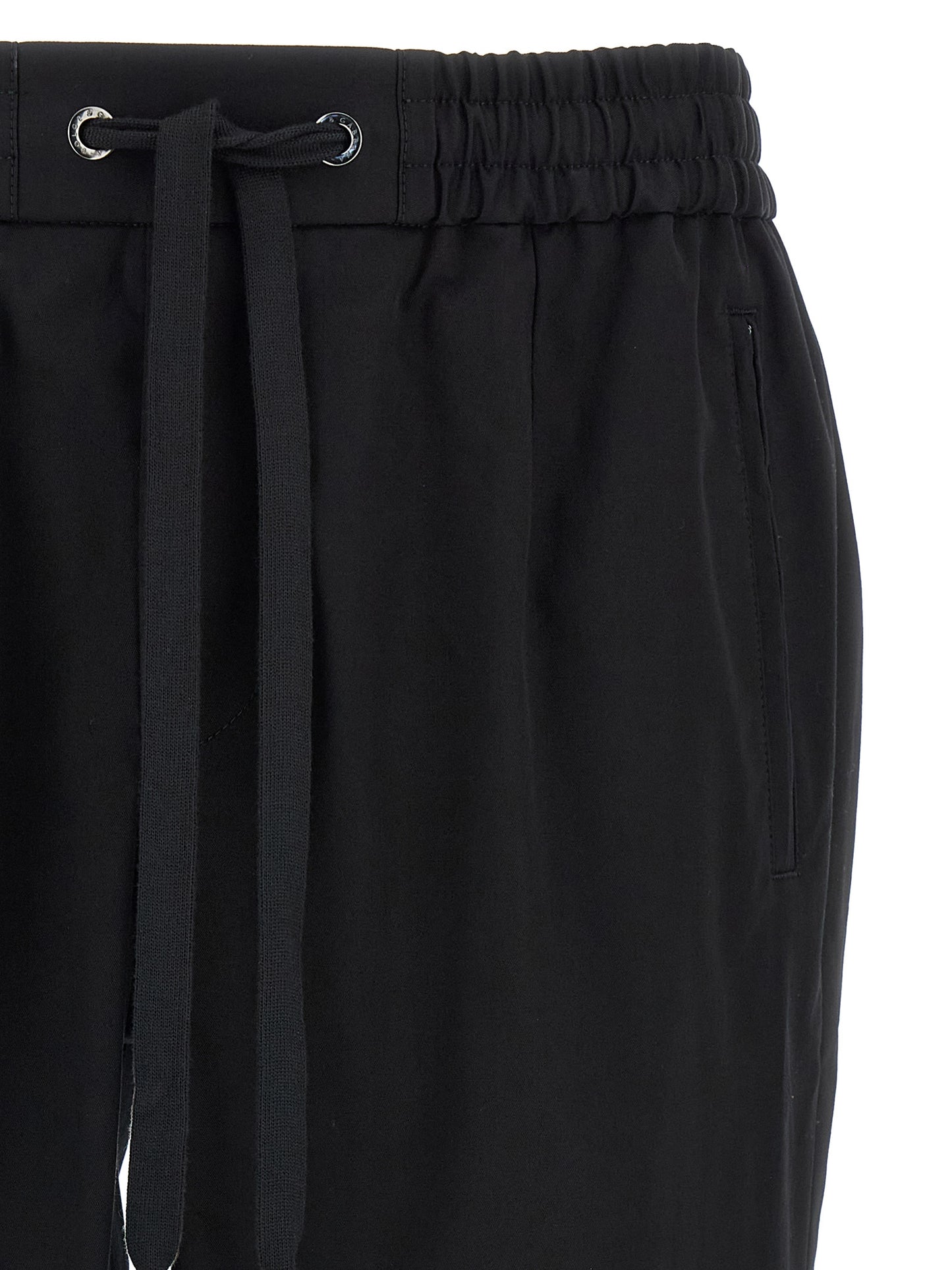 Dolce & Gabbana Black Cotton Casual Pants