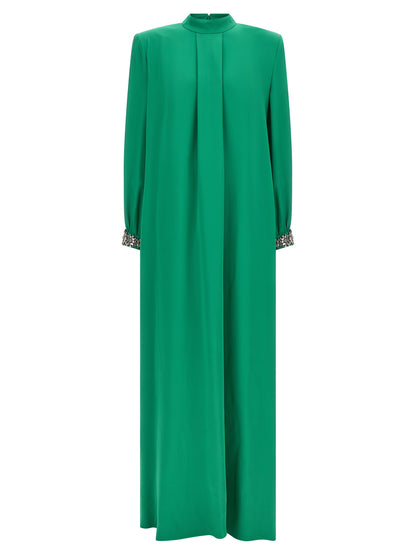Valentino Garavani Bicolor Silk Long Dress