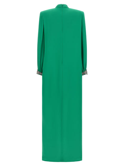 Valentino Garavani Bicolor Silk Long Dress