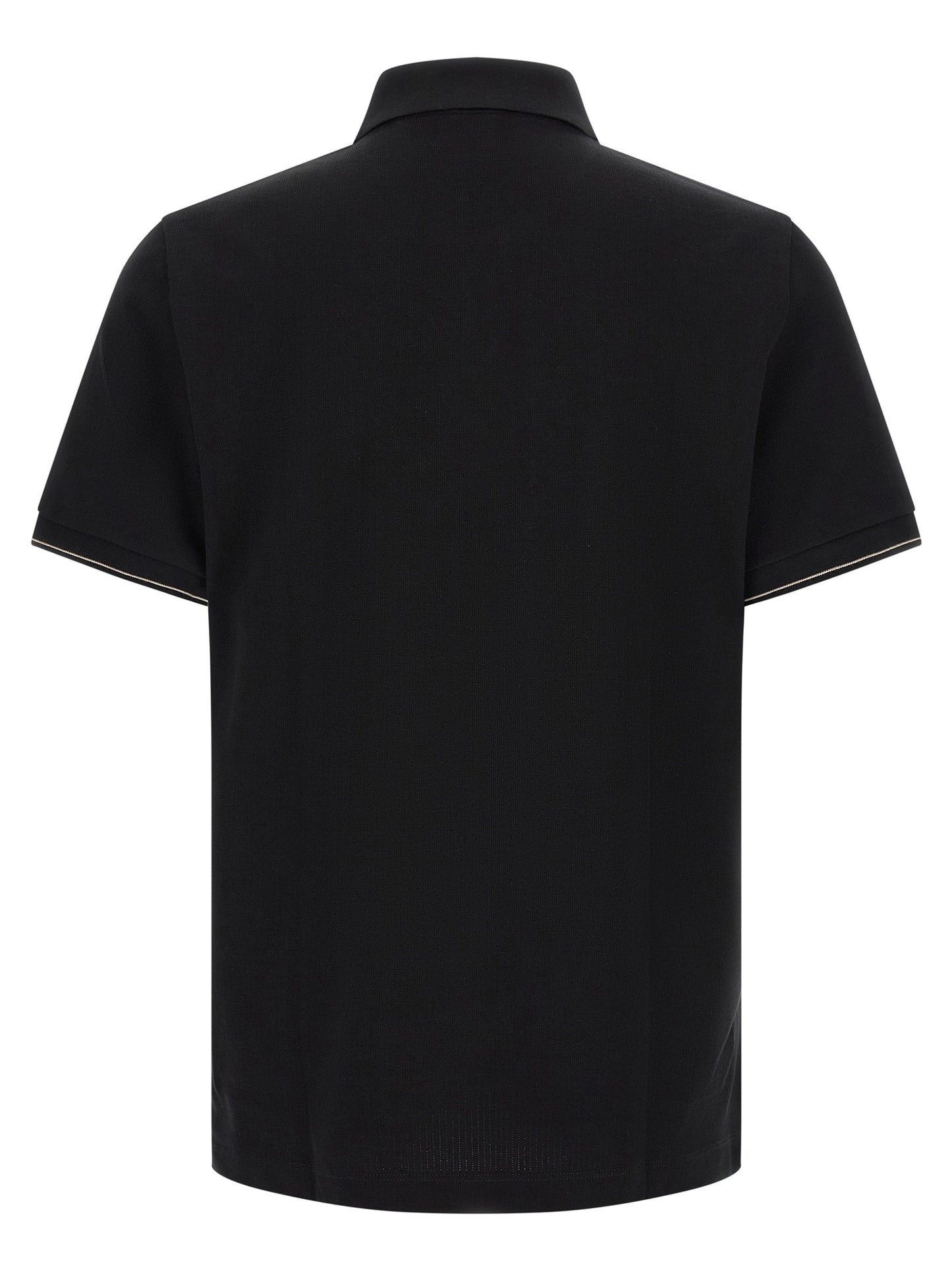 This Polo Shirt by Hugo Boss for men in cotton black & striped presents a flawless silhouette, showcasing flawless detailing and a refined for a truly flawless aesthetic.