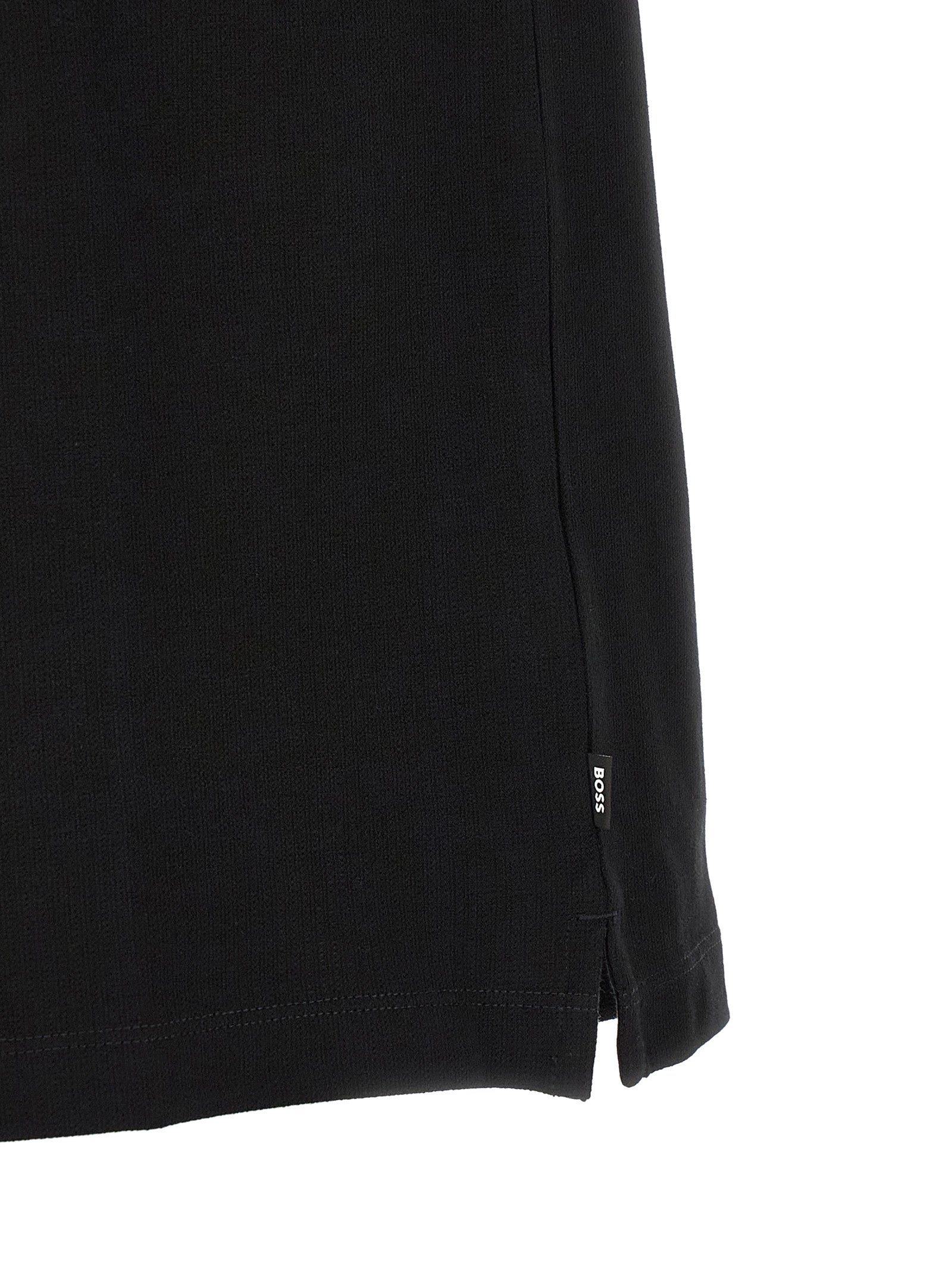 Polo Shirt by Hugo Boss for men in cotton black & striped showcases a enviable silhouette, featuring a refined and for a enviable finish.