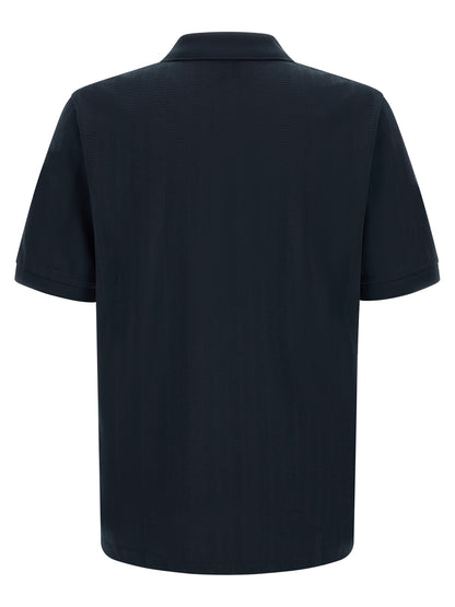 Hugo Boss Blue Cotton Polo Shirt