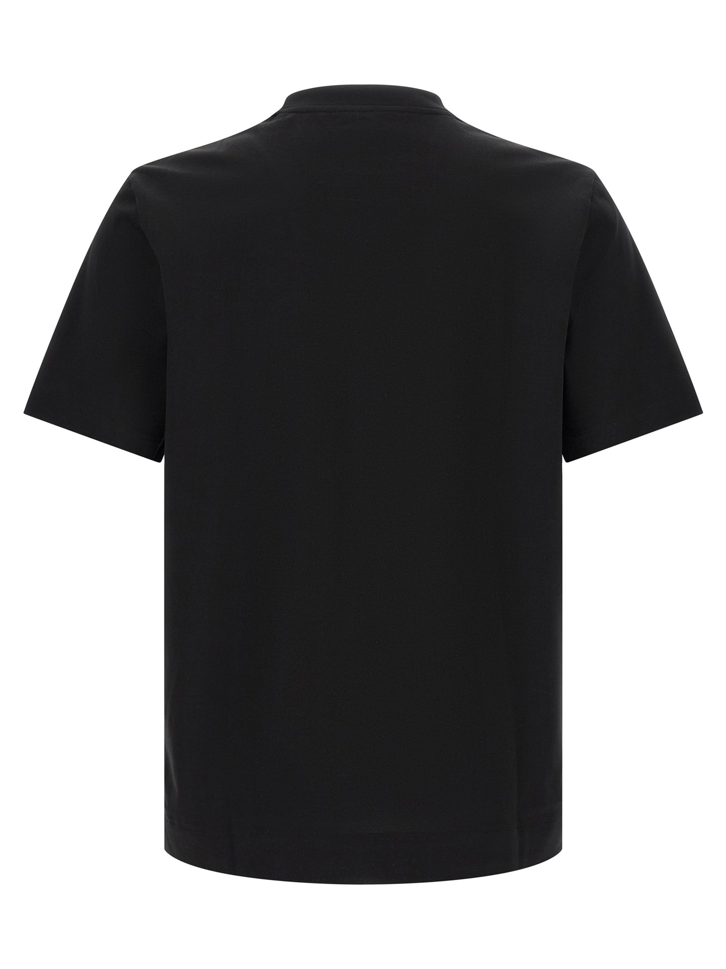 T-Shirt by Hugo Boss for men in cotton black showcases a chic silhouette, artfully detailed with a chic crew neckline and for a chic finish.