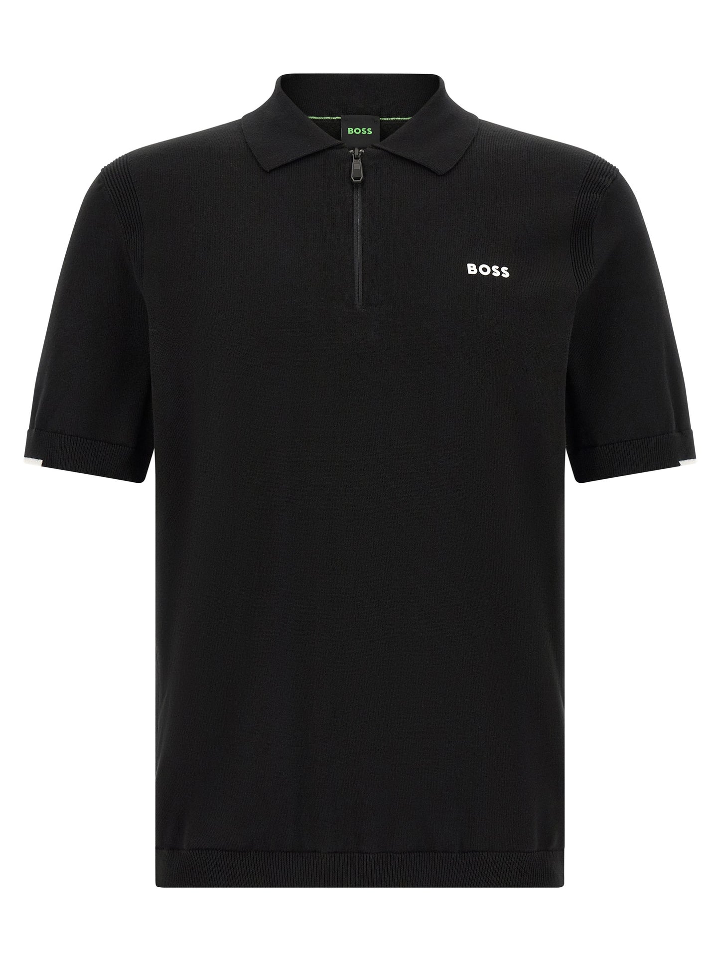 Hugo Boss Black Cotton Polo Shirt