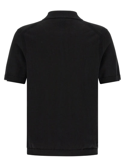 Hugo Boss Black Cotton Polo Shirt