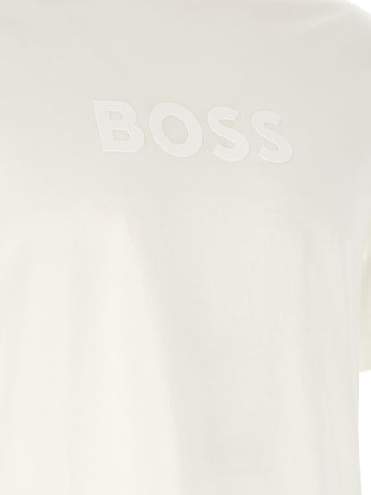 Hugo Boss White Cotton T-Shirt