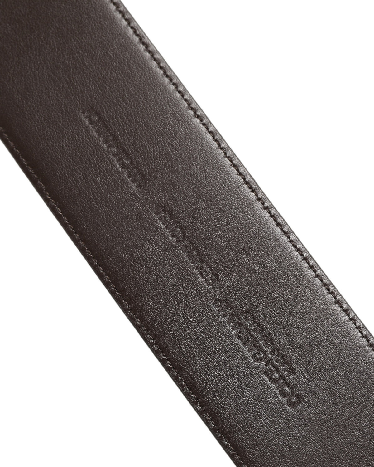 Dolce & Gabbana Python Leather Belt - Brown Gold