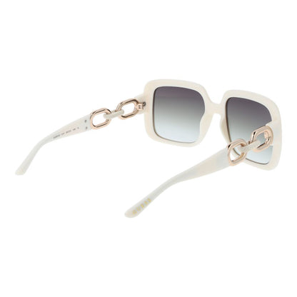 Guess White Plastic Sunglasses