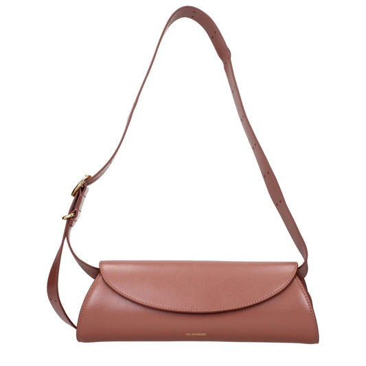 Crossbody Handbag by Jil Sander for women in leather pink showcases a versatile sophistication silhouette, featuring a secure , versatile sophistication , and versatile crossbody-strap & adjustable-strap for a versatile sophistication finish.
