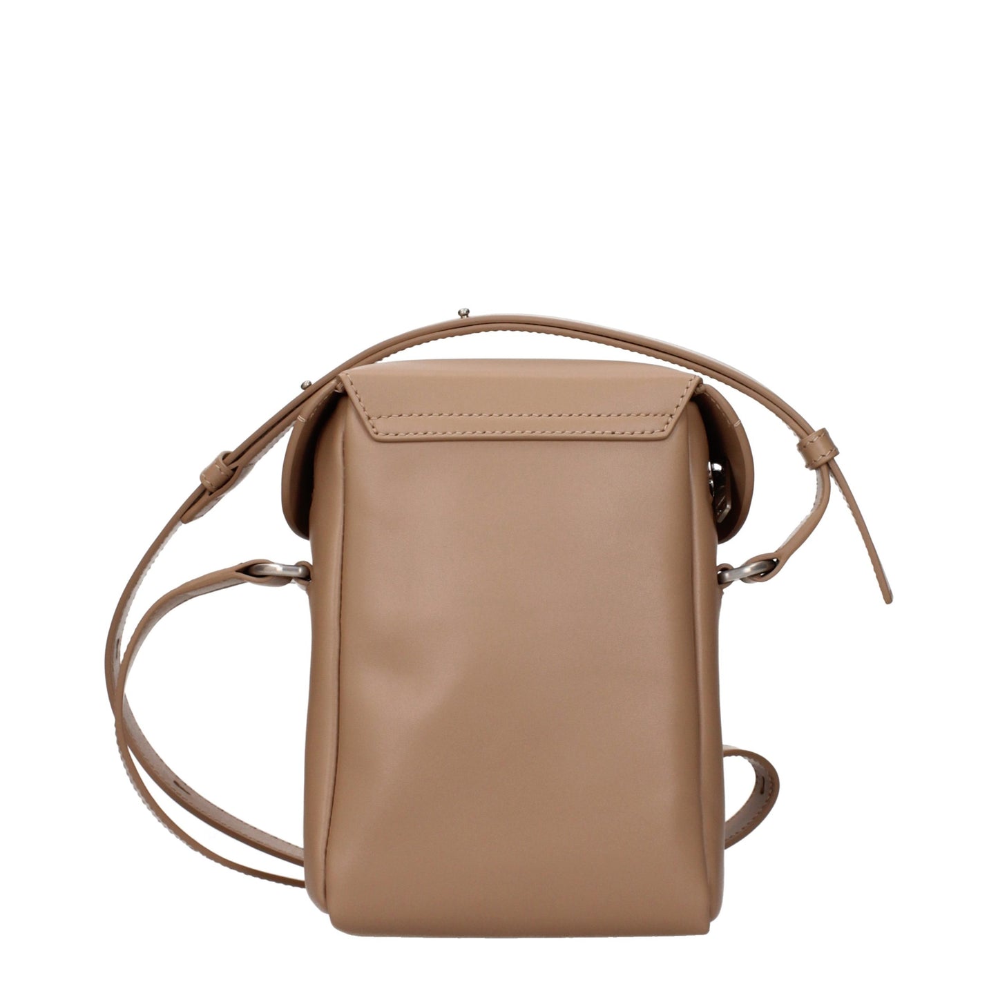 Crossbody Handbag by Jil Sander for women in leather brown features a transformative elegance silhouette, showcasing a secure , organized , and versatile crossbody-strap & adjustable-strap for a transformative elegance look.