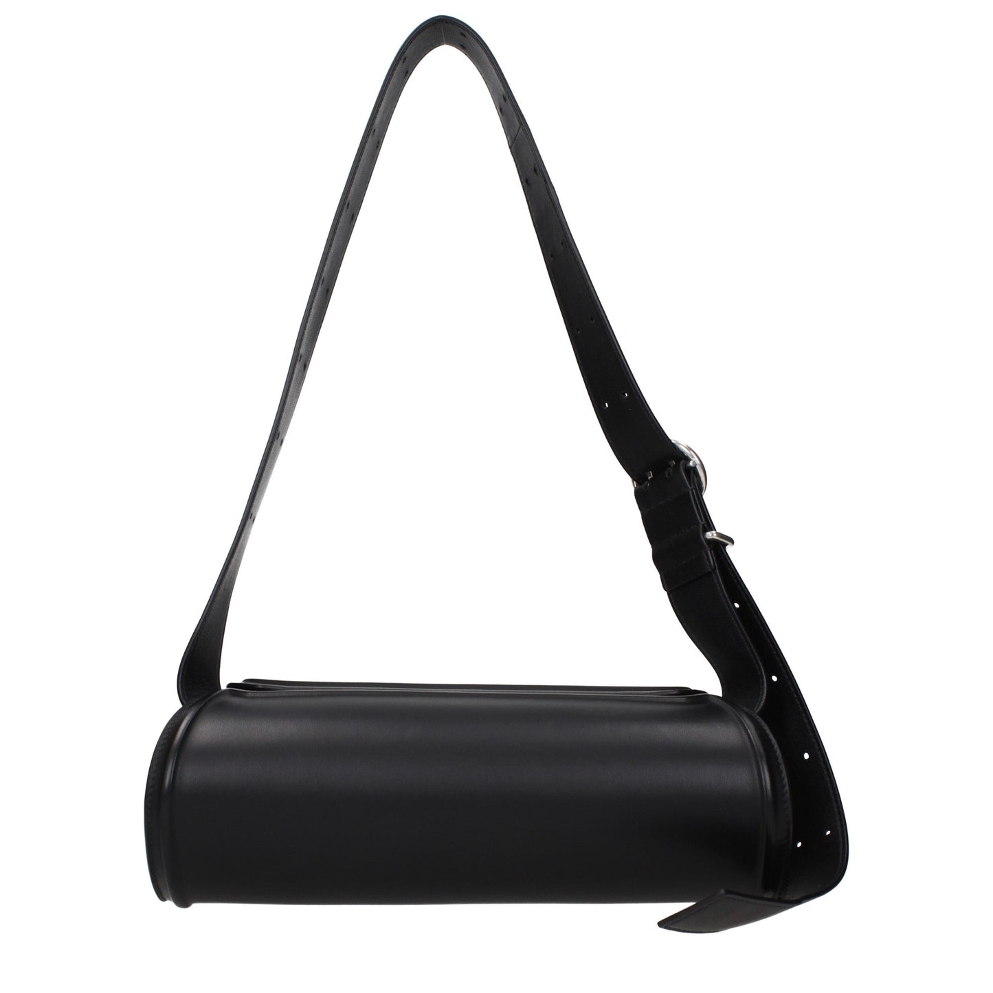 Crossbody Handbag by Jil Sander for women in leather black features a transformative sophistication silhouette, showcasing a secure , ample , and versatile crossbody-strap & adjustable-strap for a transformative sophistication look.