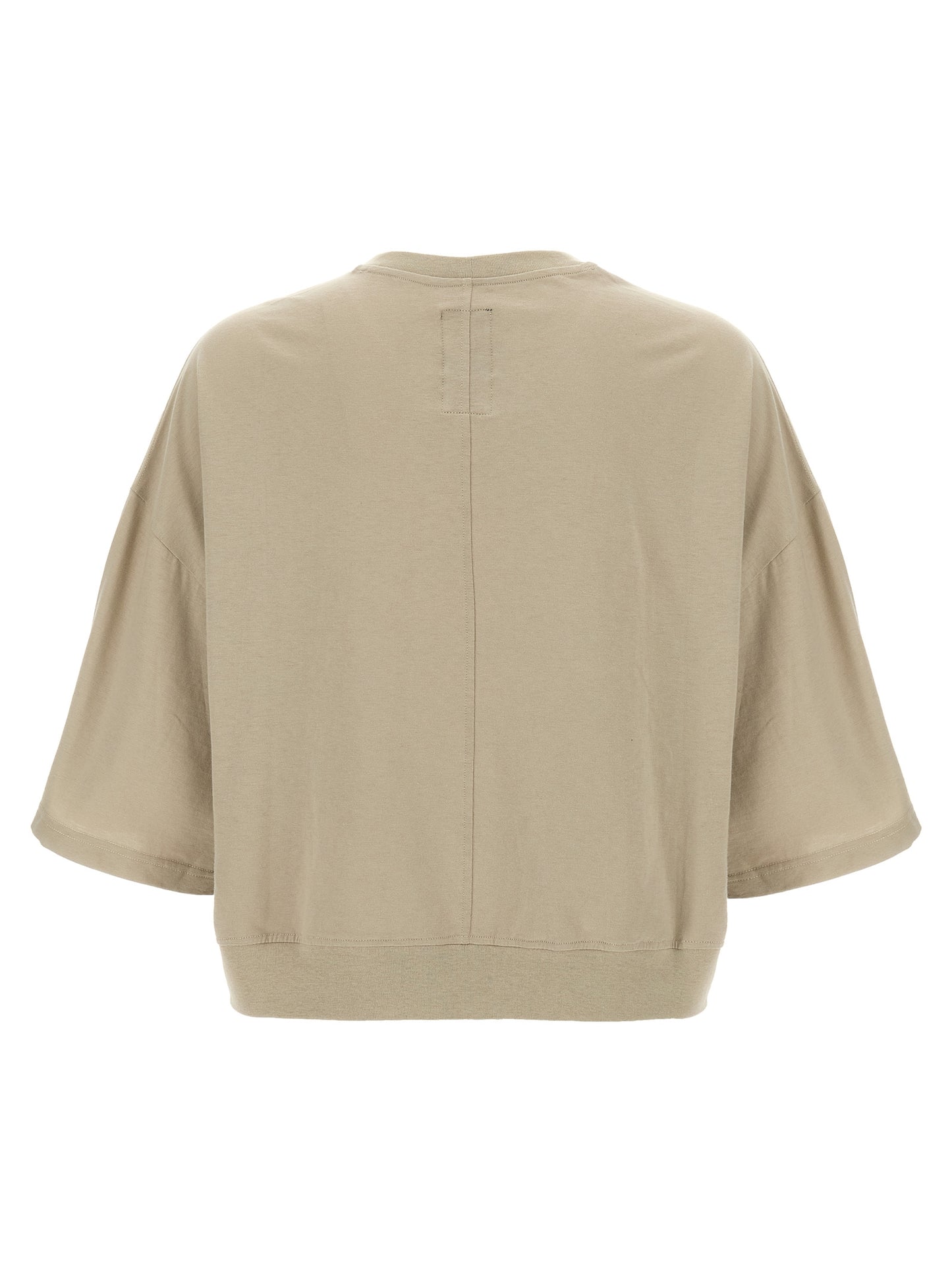 Rick Owens Gray Cotton T-Shirt