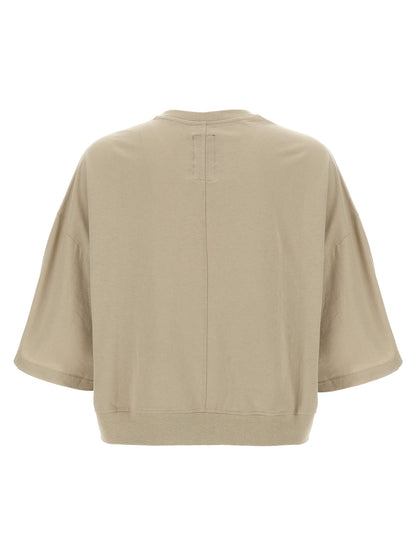 Rick Owens Gray Cotton T-Shirt