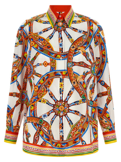 Dolce & Gabbana Multicolor Cotton Blouse