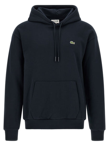 Lacoste Blue Cotton Sweatshirt