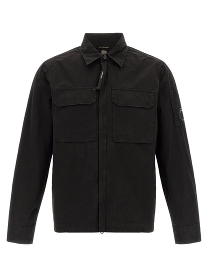 C.P. Company Black Cotton Blouse