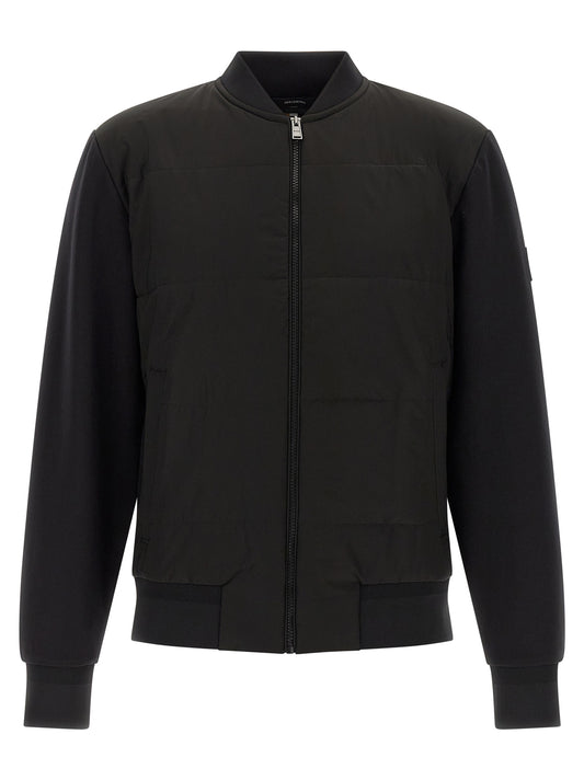 Sweatshirt by Hugo Boss for men in cotton polyester black features an magnificent silhouette, showcasing a sophisticated and detail for a truly magnificent finish.