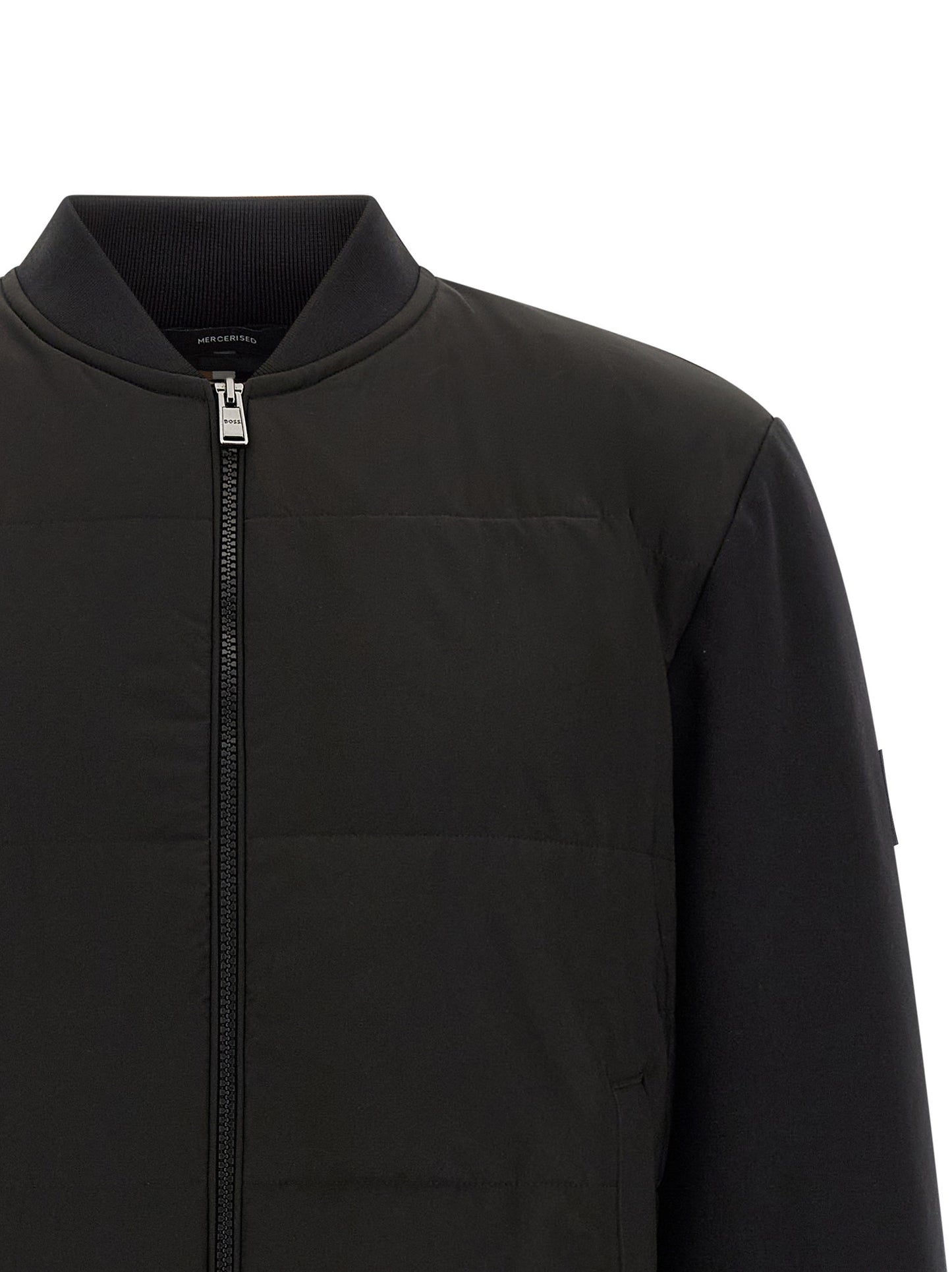 Sweatshirt by Hugo Boss for men in cotton polyester black features a unrivaled silhouette with a refined and unrivaled detailing for a sophisticated look.